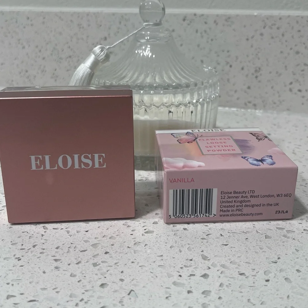 ELOISE BEAUTY Flawless Loose Setting Powder full size in vanilla